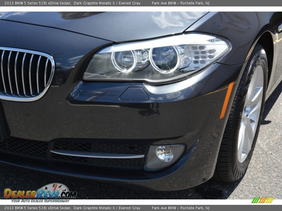 2013 BMW 5 Series 528i xDrive Sedan Dark Graphite Metallic II / Everest Gray Photo #30