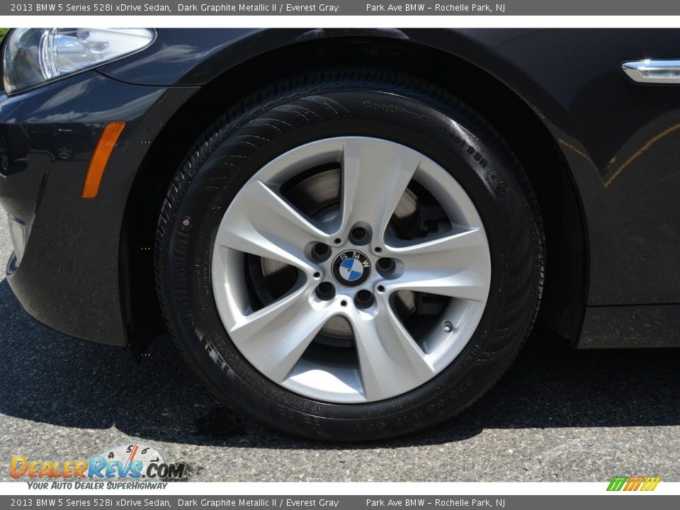 2013 BMW 5 Series 528i xDrive Sedan Dark Graphite Metallic II / Everest Gray Photo #31