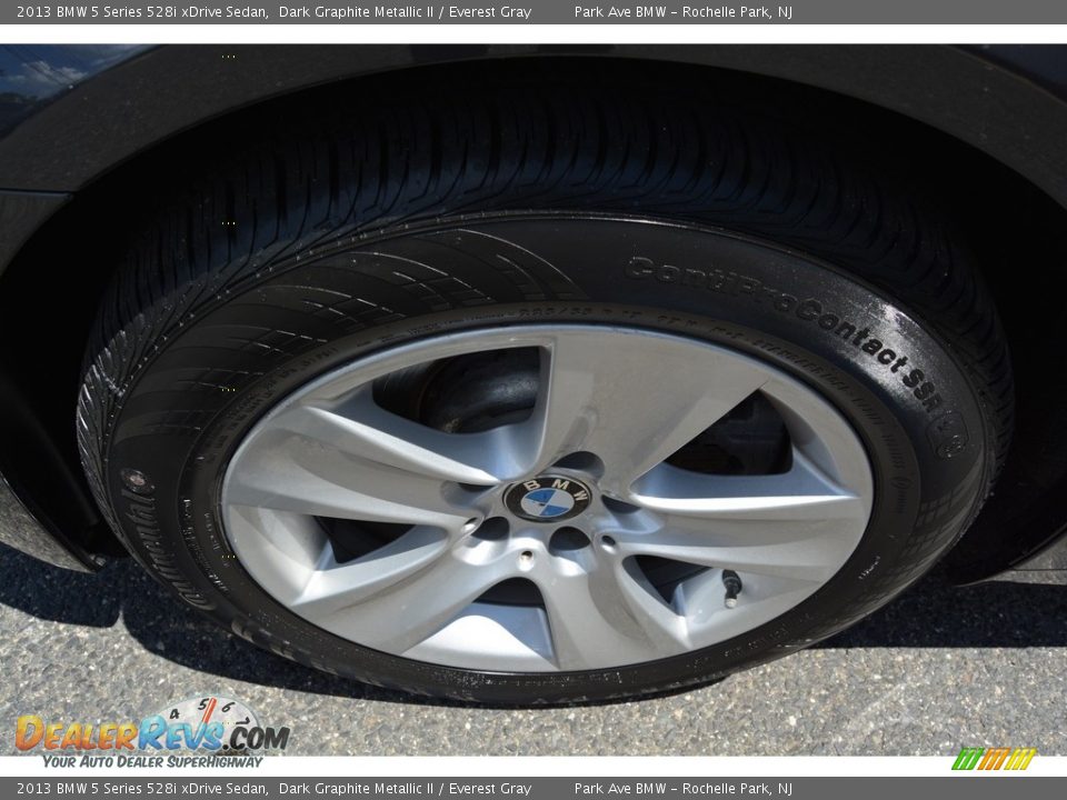 2013 BMW 5 Series 528i xDrive Sedan Dark Graphite Metallic II / Everest Gray Photo #32