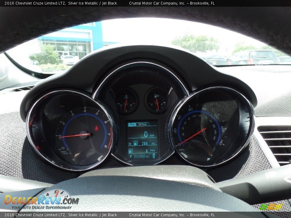 2016 Chevrolet Cruze Limited LTZ Silver Ice Metallic / Jet Black Photo #18
