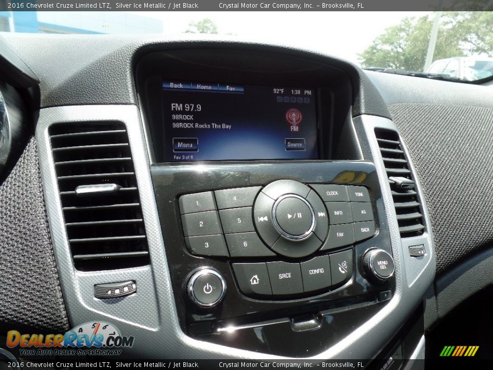 2016 Chevrolet Cruze Limited LTZ Silver Ice Metallic / Jet Black Photo #19