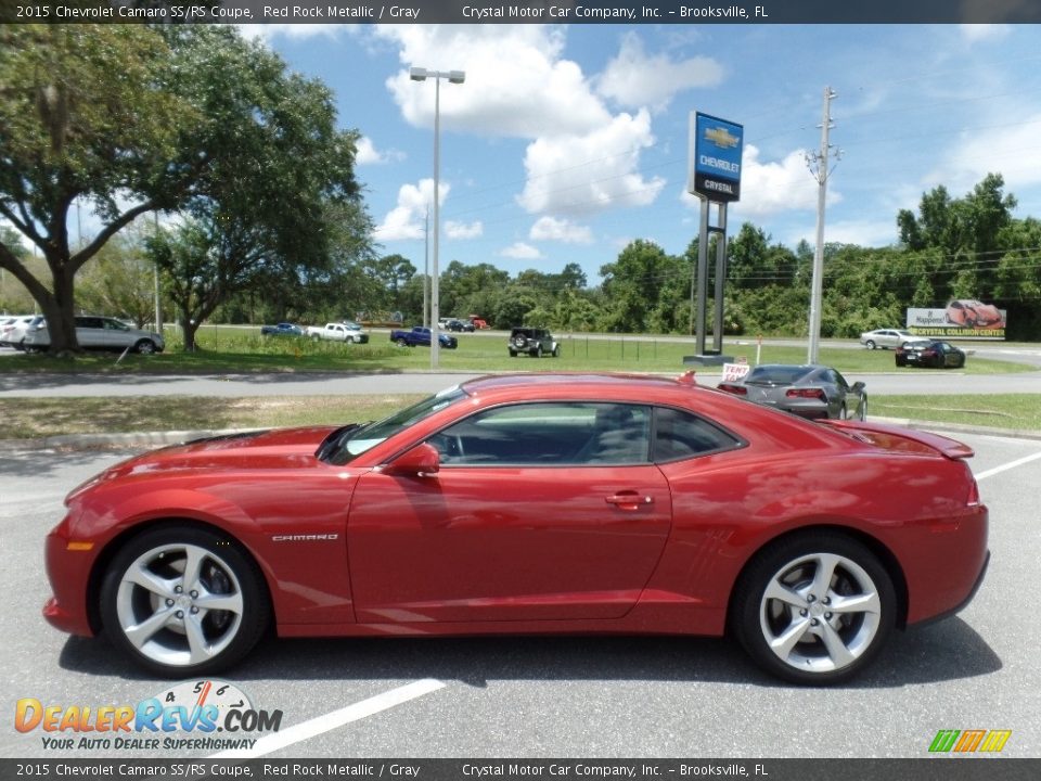 2015 Chevrolet Camaro SS/RS Coupe Red Rock Metallic / Gray Photo #2