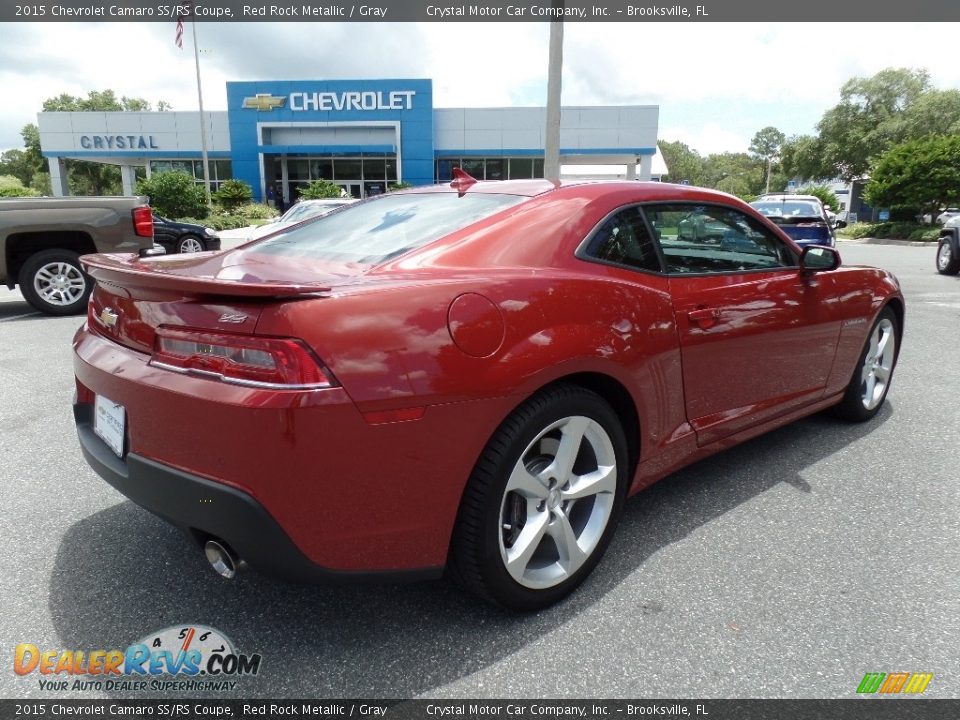 2015 Chevrolet Camaro SS/RS Coupe Red Rock Metallic / Gray Photo #8
