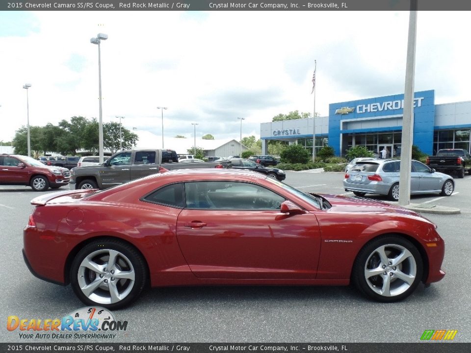 2015 Chevrolet Camaro SS/RS Coupe Red Rock Metallic / Gray Photo #9