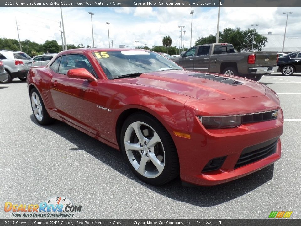 2015 Chevrolet Camaro SS/RS Coupe Red Rock Metallic / Gray Photo #11