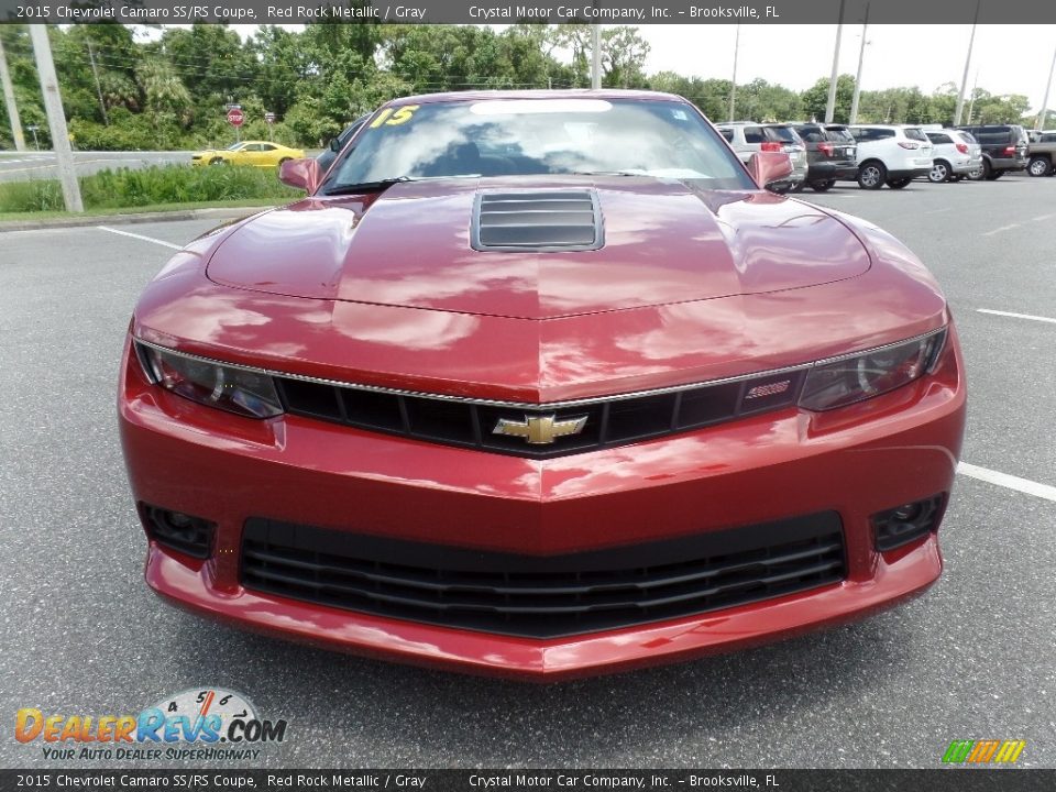 2015 Chevrolet Camaro SS/RS Coupe Red Rock Metallic / Gray Photo #14