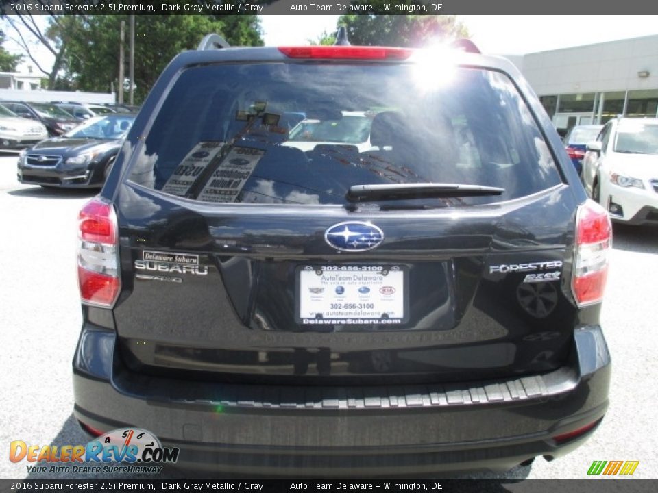 2016 Subaru Forester 2.5i Premium Dark Gray Metallic / Gray Photo #5