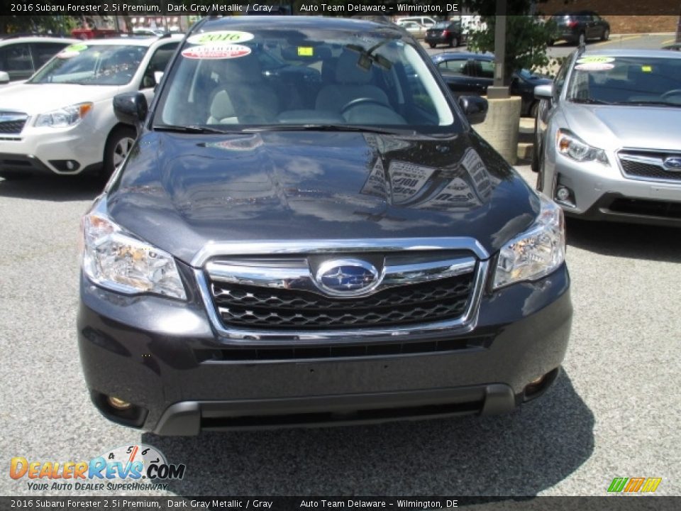 2016 Subaru Forester 2.5i Premium Dark Gray Metallic / Gray Photo #9