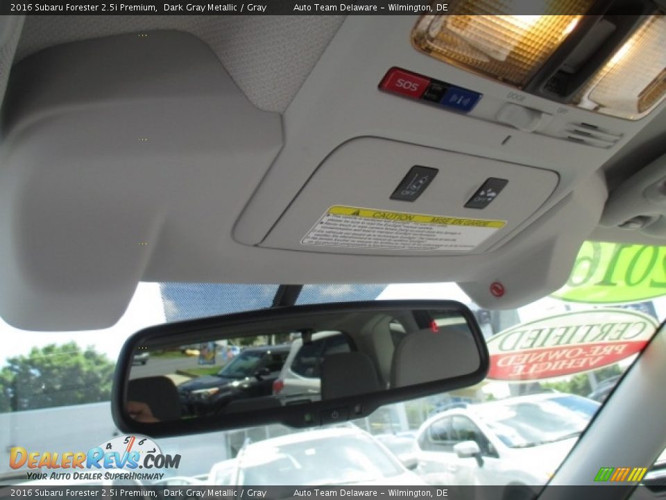 2016 Subaru Forester 2.5i Premium Dark Gray Metallic / Gray Photo #18