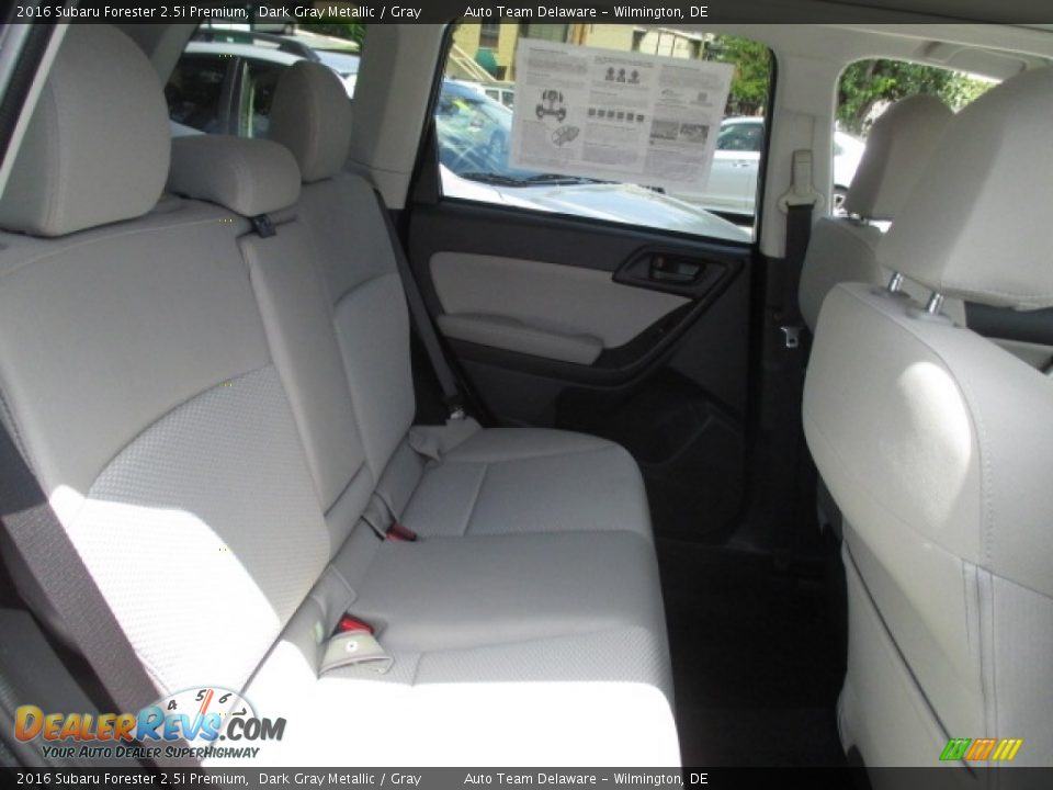 2016 Subaru Forester 2.5i Premium Dark Gray Metallic / Gray Photo #21