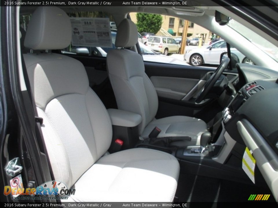 2016 Subaru Forester 2.5i Premium Dark Gray Metallic / Gray Photo #22