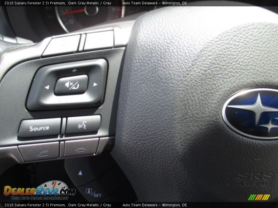 2016 Subaru Forester 2.5i Premium Dark Gray Metallic / Gray Photo #24