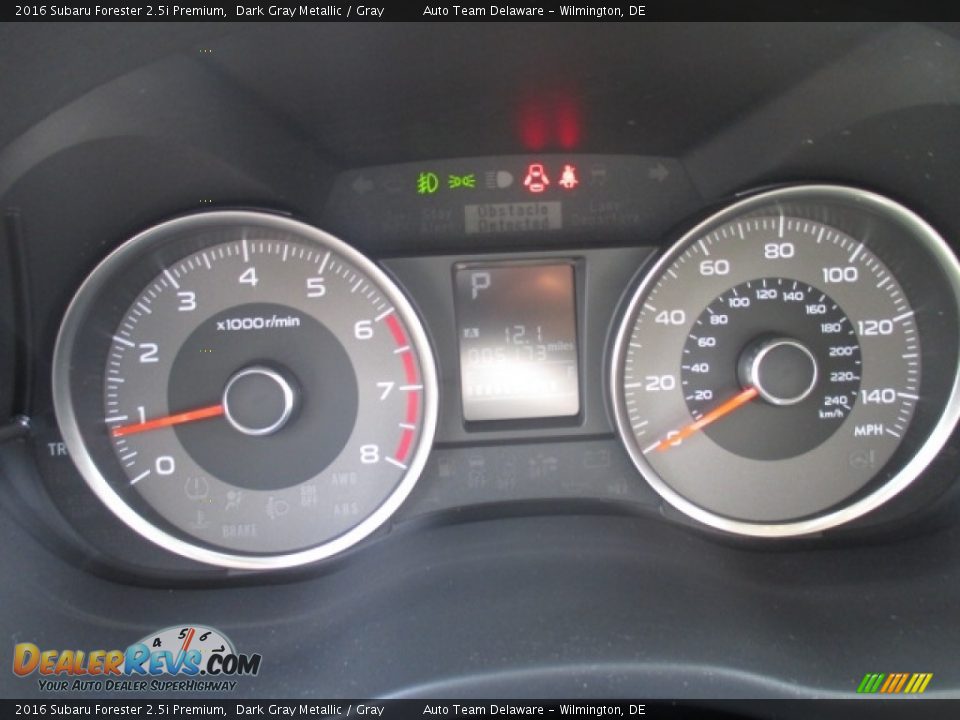 2016 Subaru Forester 2.5i Premium Dark Gray Metallic / Gray Photo #26