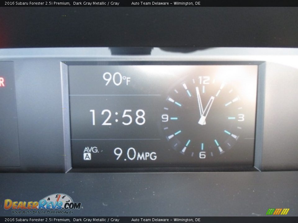 2016 Subaru Forester 2.5i Premium Dark Gray Metallic / Gray Photo #31
