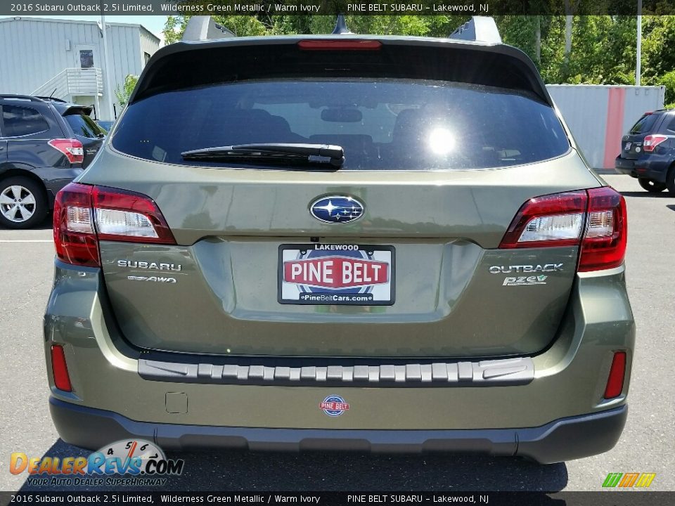 2016 Subaru Outback 2.5i Limited Wilderness Green Metallic / Warm Ivory Photo #5