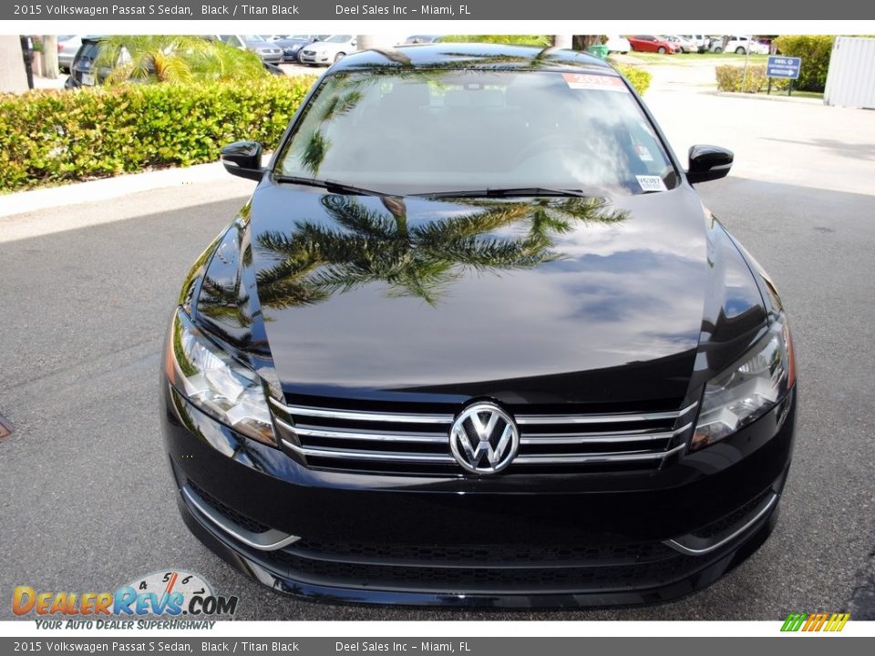 2015 Volkswagen Passat S Sedan Black / Titan Black Photo #3