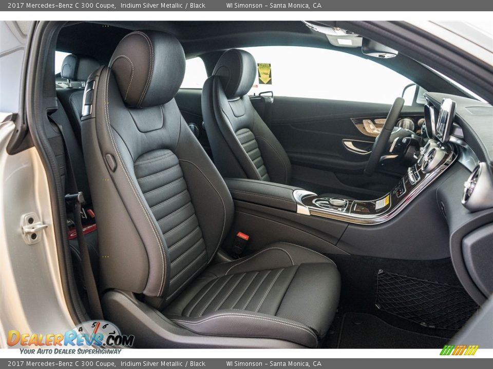 2017 Mercedes-Benz C 300 Coupe Iridium Silver Metallic / Black Photo #2