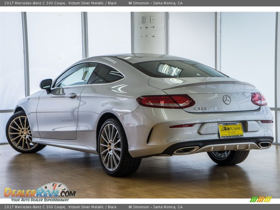2017 Mercedes-Benz C 300 Coupe Iridium Silver Metallic / Black Photo #3