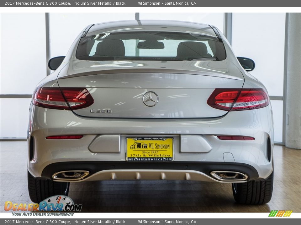2017 Mercedes-Benz C 300 Coupe Iridium Silver Metallic / Black Photo #4