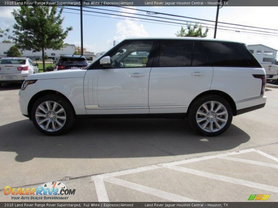 2016 Land Rover Range Rover Supercharged Fuji White / Espresso/Almond Photo #6