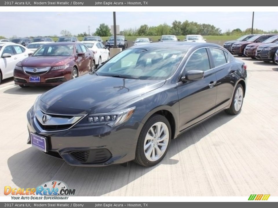 2017 Acura ILX Modern Steel Metallic / Ebony Photo #3
