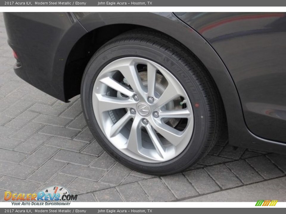 2017 Acura ILX Modern Steel Metallic / Ebony Photo #10