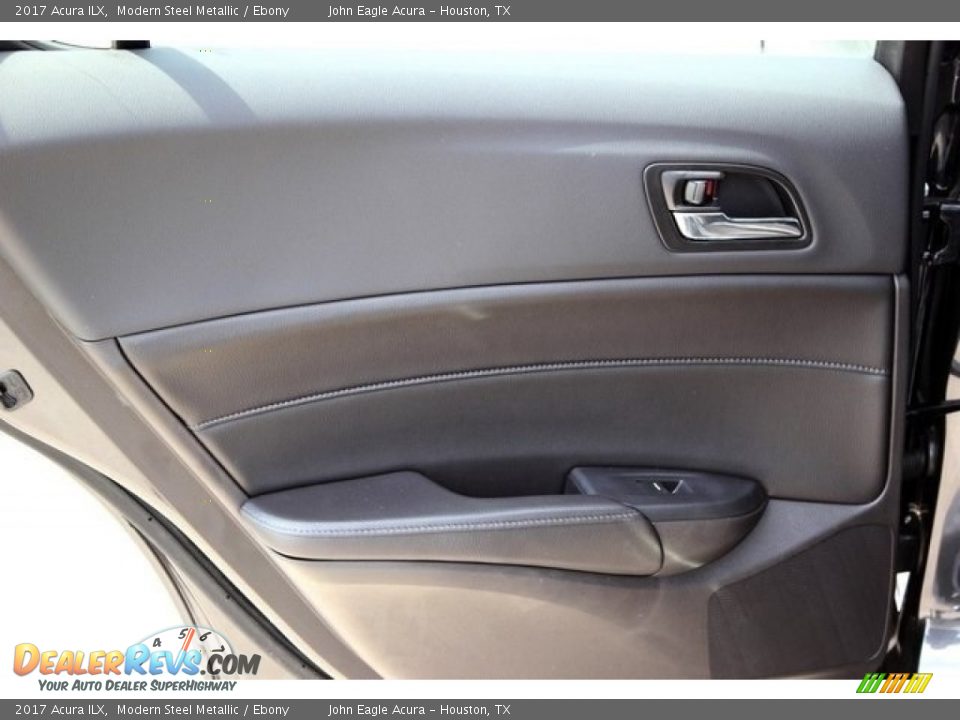 2017 Acura ILX Modern Steel Metallic / Ebony Photo #13