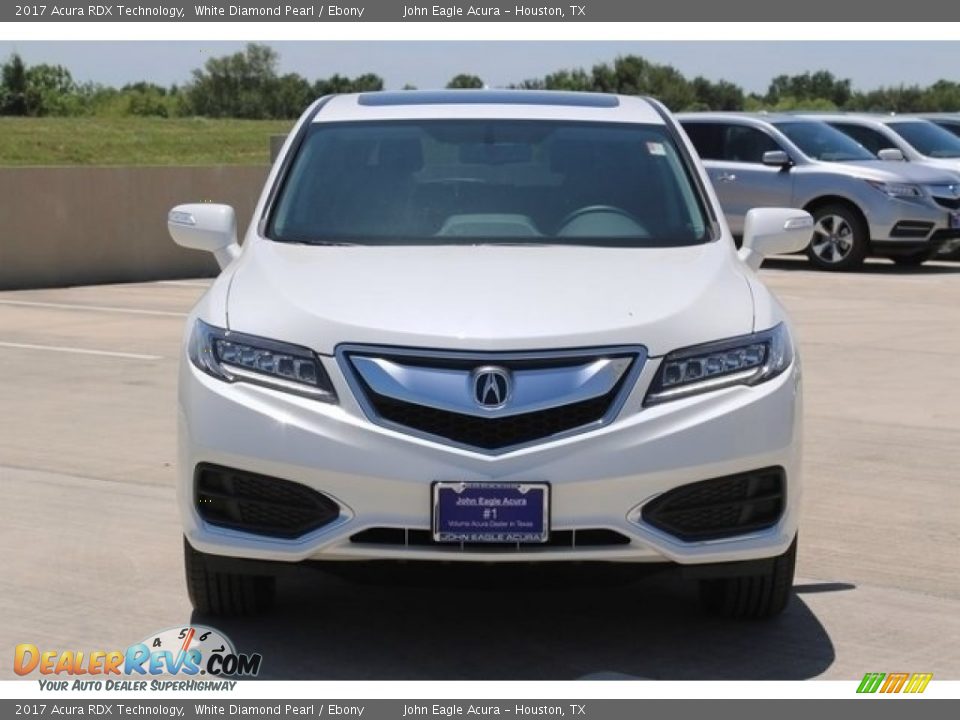 2017 Acura RDX Technology White Diamond Pearl / Ebony Photo #2