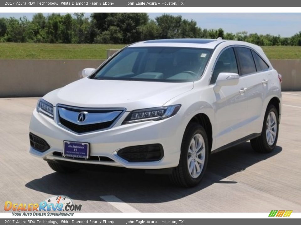 2017 Acura RDX Technology White Diamond Pearl / Ebony Photo #3
