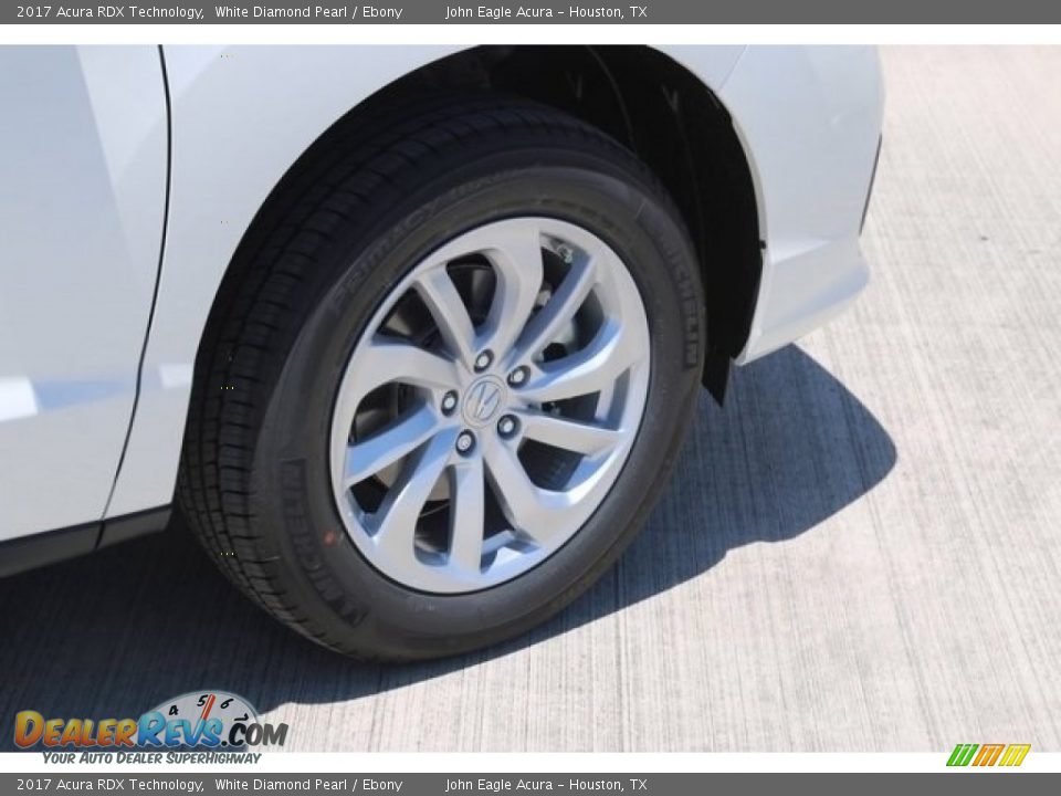 2017 Acura RDX Technology White Diamond Pearl / Ebony Photo #11