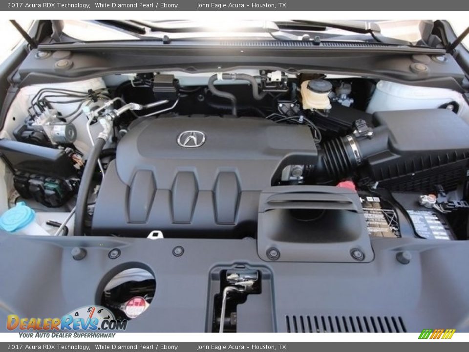 2017 Acura RDX Technology White Diamond Pearl / Ebony Photo #28