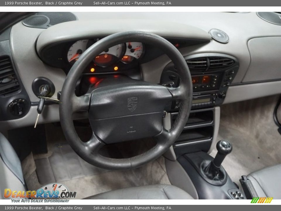 1999 Porsche Boxster Black / Graphite Grey Photo #26
