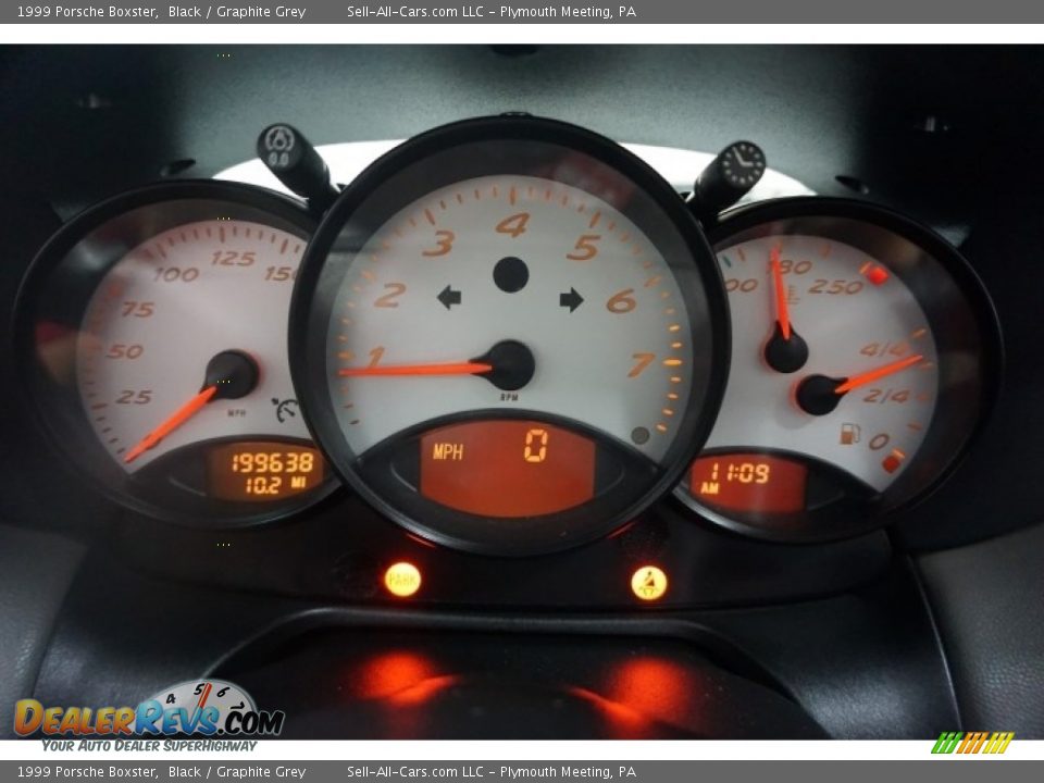 1999 Porsche Boxster Black / Graphite Grey Photo #33
