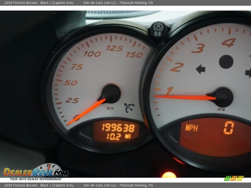 1999 Porsche Boxster Black / Graphite Grey Photo #34