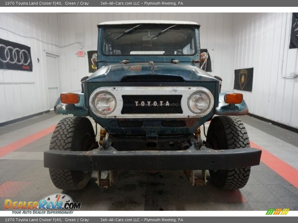 1970 Toyota Land Cruiser FJ40 Green / Gray Photo #4
