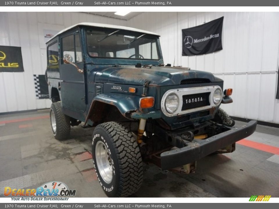 1970 Toyota Land Cruiser FJ40 Green / Gray Photo #5