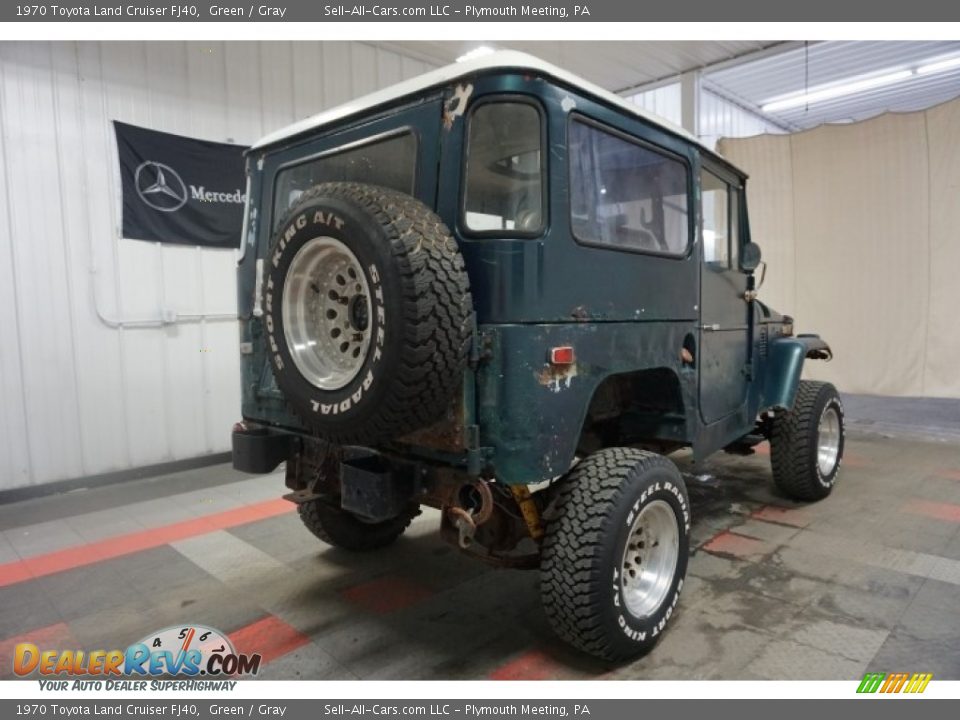 1970 Toyota Land Cruiser FJ40 Green / Gray Photo #8