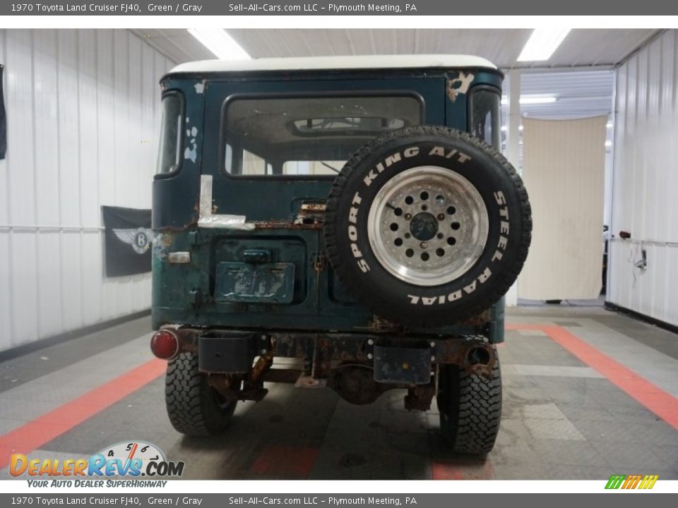 1970 Toyota Land Cruiser FJ40 Green / Gray Photo #9