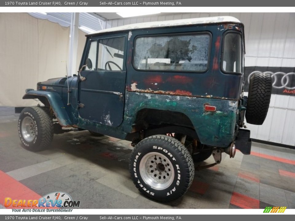1970 Toyota Land Cruiser FJ40 Green / Gray Photo #11