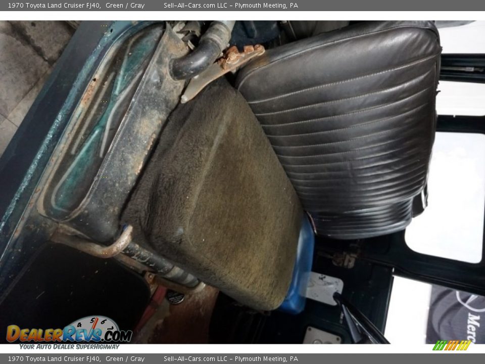 1970 Toyota Land Cruiser FJ40 Green / Gray Photo #15