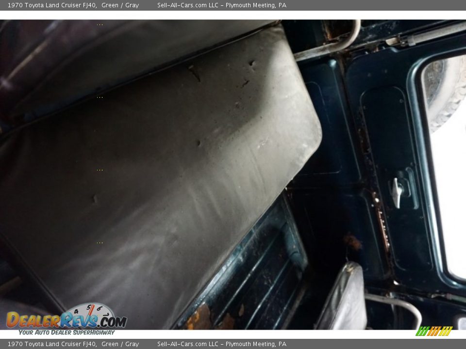 1970 Toyota Land Cruiser FJ40 Green / Gray Photo #16