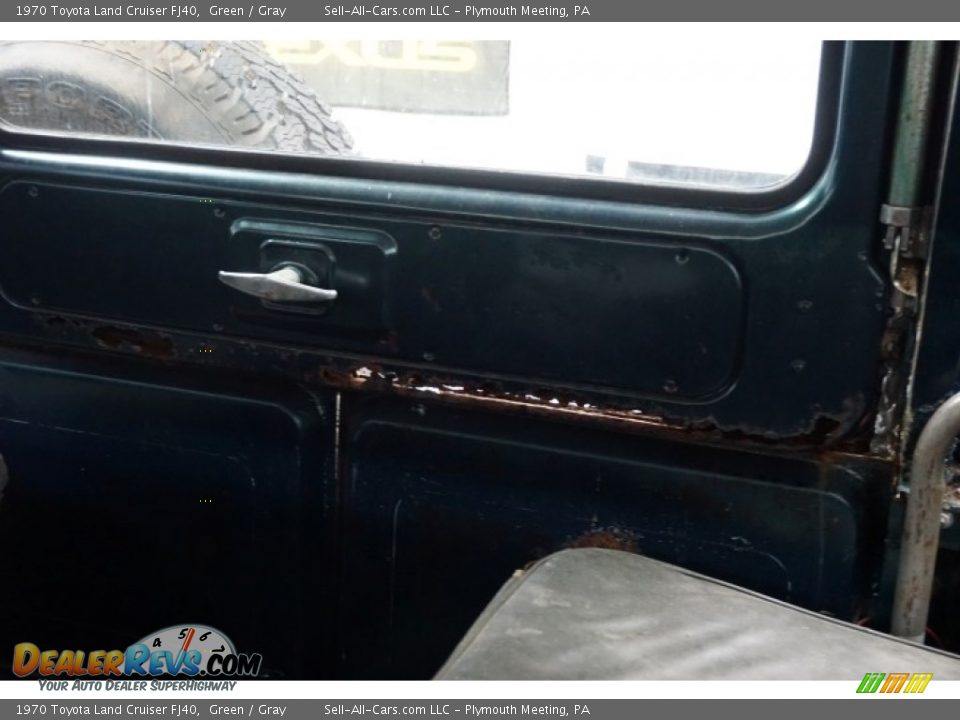 1970 Toyota Land Cruiser FJ40 Green / Gray Photo #21