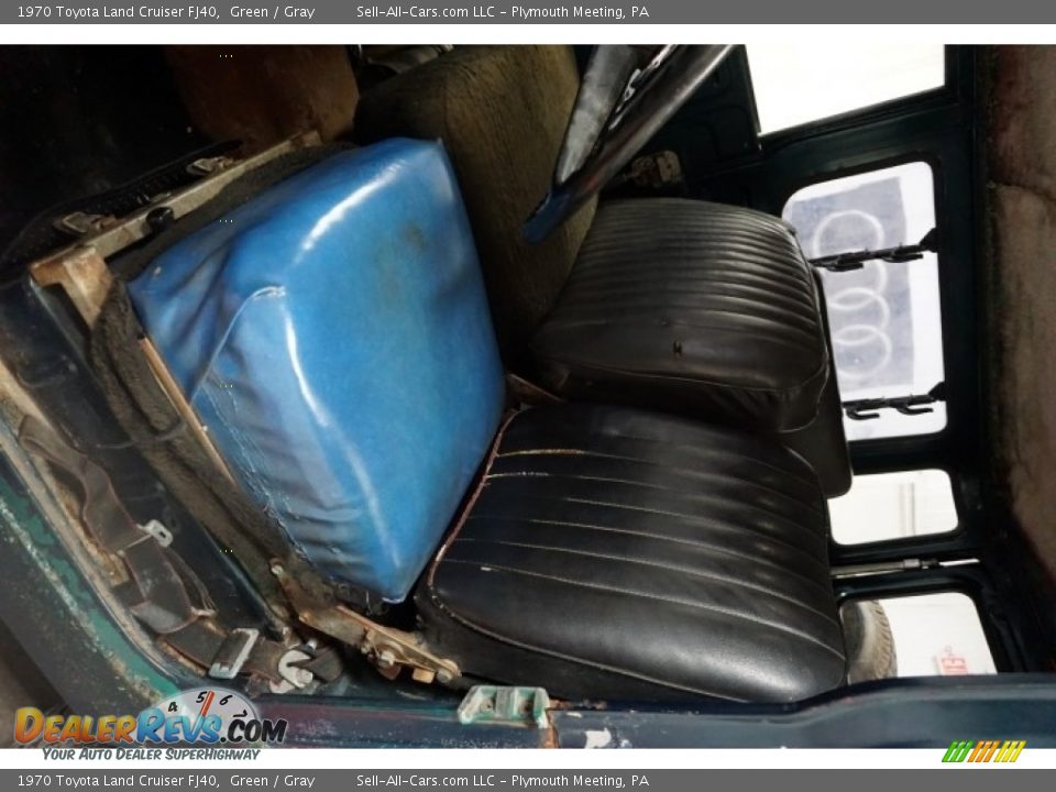 1970 Toyota Land Cruiser FJ40 Green / Gray Photo #22