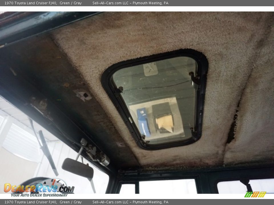 1970 Toyota Land Cruiser FJ40 Green / Gray Photo #23