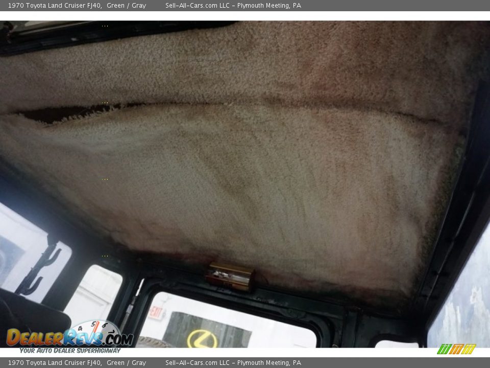 1970 Toyota Land Cruiser FJ40 Green / Gray Photo #24