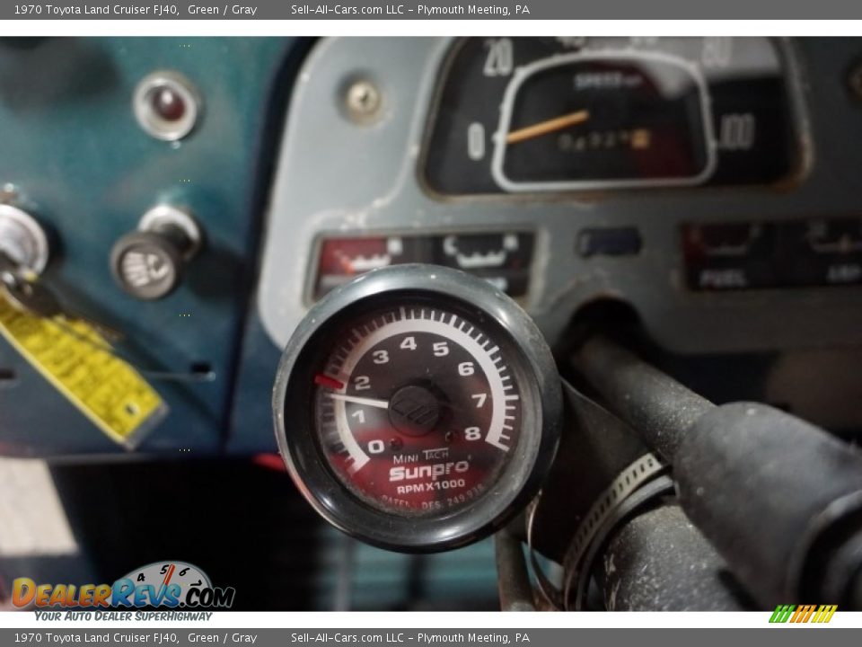 1970 Toyota Land Cruiser FJ40 Green / Gray Photo #28