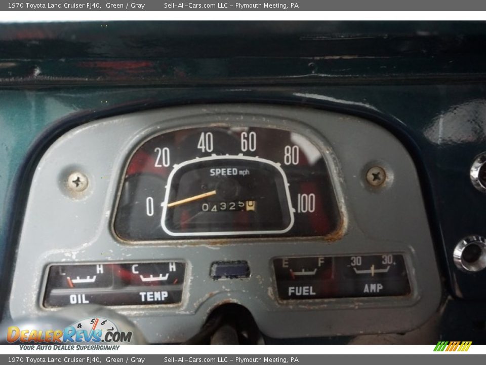 1970 Toyota Land Cruiser FJ40 Gauges Photo #29