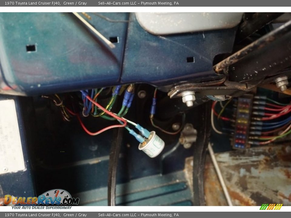 1970 Toyota Land Cruiser FJ40 Green / Gray Photo #32