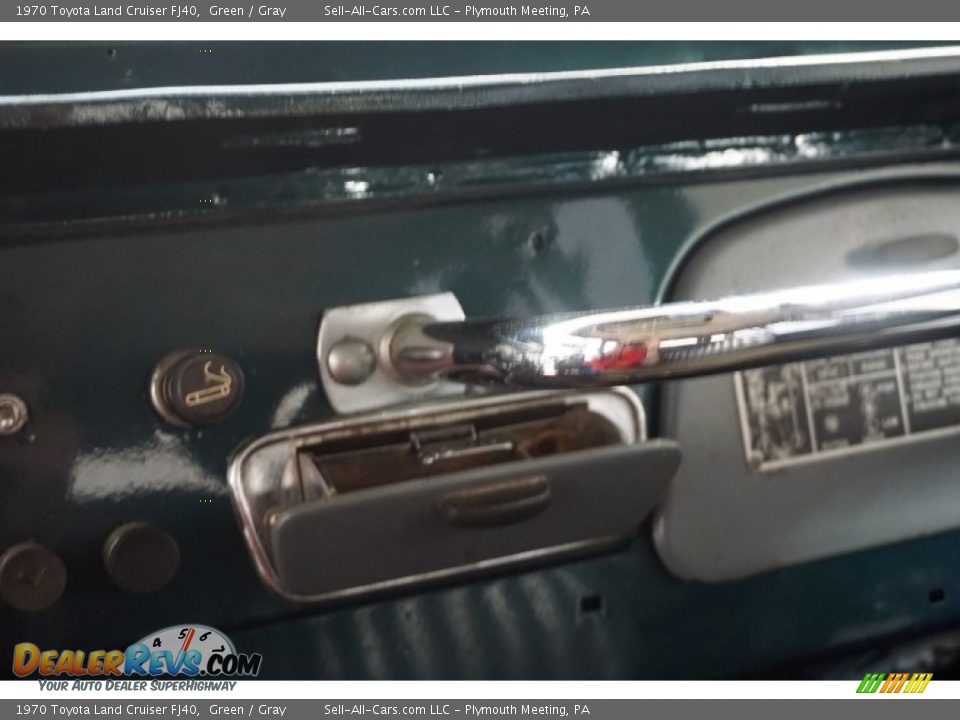 1970 Toyota Land Cruiser FJ40 Green / Gray Photo #36