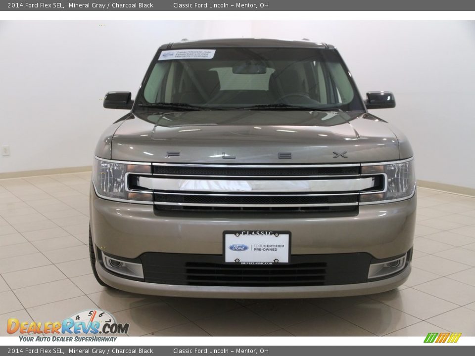 2014 Ford Flex SEL Mineral Gray / Charcoal Black Photo #2